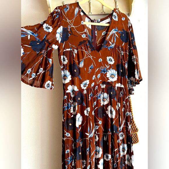 NWOT FAITHFUL THE BRAND Marie-Louise Midi Dress - Picture 3 of 4